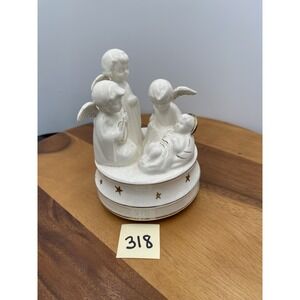 VNTG Schmid Bros Nativity Rotating Music‎ Bo's
